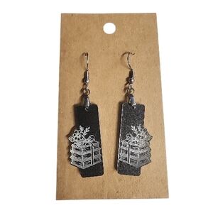Bookish Bloom Acrylic Drop Earrings